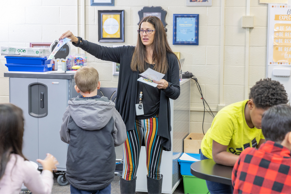 Ms. Goff teaching