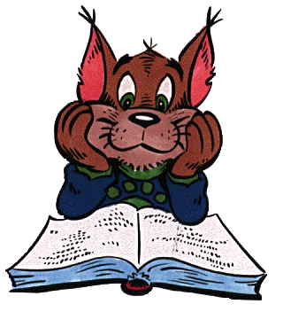 Wiley reading a book 