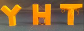 Sample 3d prints 